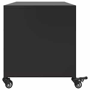 TV skříňka černá 68 x 39 x 43,5 cm ocel - obrázek 7