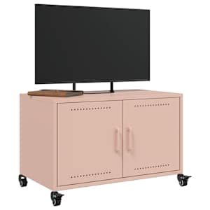 TV skříňka růžová 68 x 39 x 43,5 cm ocel - obrázek 5