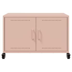 TV skříňka růžová 68 x 39 x 43,5 cm ocel - obrázek 6
