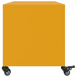 TV skříňka hořčicově žlutá 68 x 39 x 43,5 cm ocel - obrázek 7