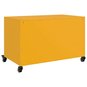 TV skříňka hořčicově žlutá 68 x 39 x 43,5 cm ocel - obrázek 8