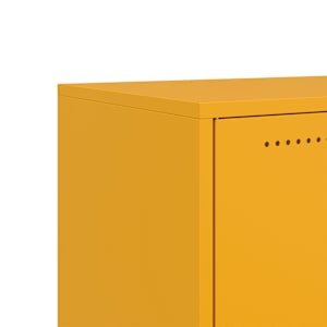 TV skříňka hořčicově žlutá 68 x 39 x 43,5 cm ocel - obrázek 10