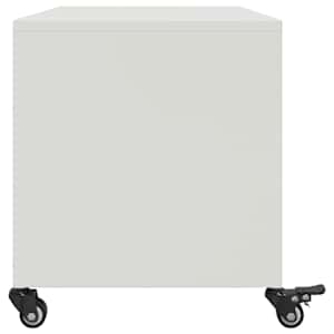 TV skříňka bílá 68 x 39 x 43,5 cm ocel - obrázek 7