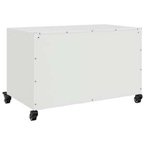 TV skříňka bílá 68 x 39 x 43,5 cm ocel - obrázek 8