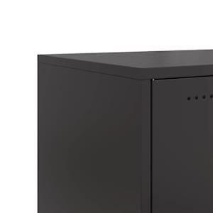 TV skříňka černá 100,5 x 39 x 43,5 cm ocel - obrázek 11