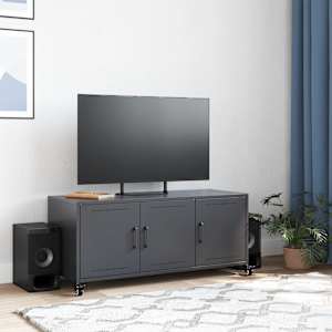 TV skříňka antracitová 100,5 x 39 x 43,5 cm ocel - obrázek 3