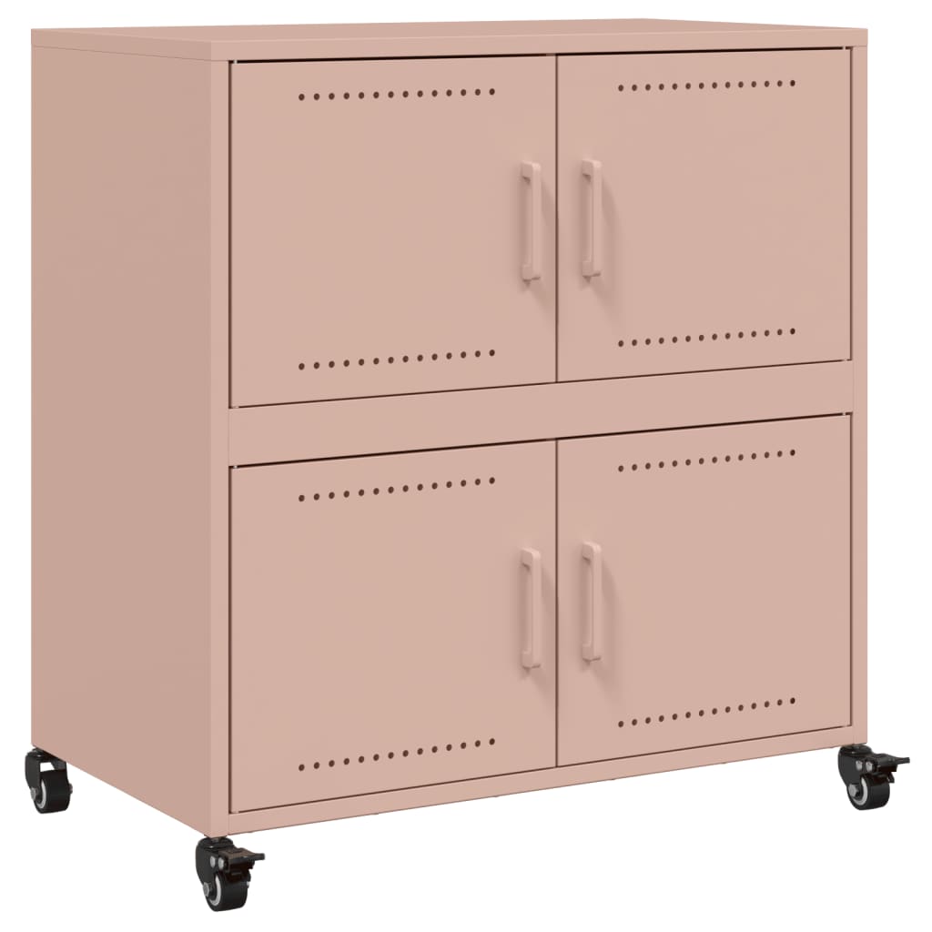 Thumbnail - vidaXL Sideboard Rosa 68,5x39x72 cm Kaltgewalzter Stahl