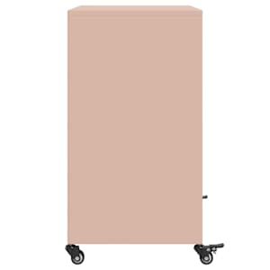 Příborník růžový 68x39x72 cm ocel - obrázek 7