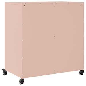 Příborník růžový 68x39x72 cm ocel - obrázek 8