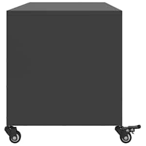 TV skříňka černá 100,5 x 39 x 43,5 cm ocel - obrázek 7
