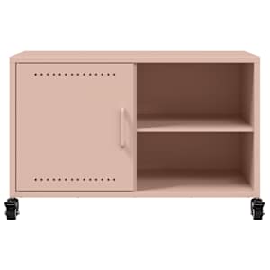 TV skříňka růžová 68 x 39 x 43,5 cm ocel - obrázek 6