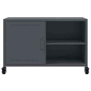 TV skříňka antracitová 68 x 39 x 43,5 cm ocel - obrázek 6