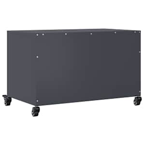TV skříňka antracitová 68 x 39 x 43,5 cm ocel - obrázek 8