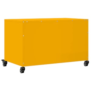 TV skříňka hořčicově žlutá 68 x 39 x 43,5 cm ocel - obrázek 8