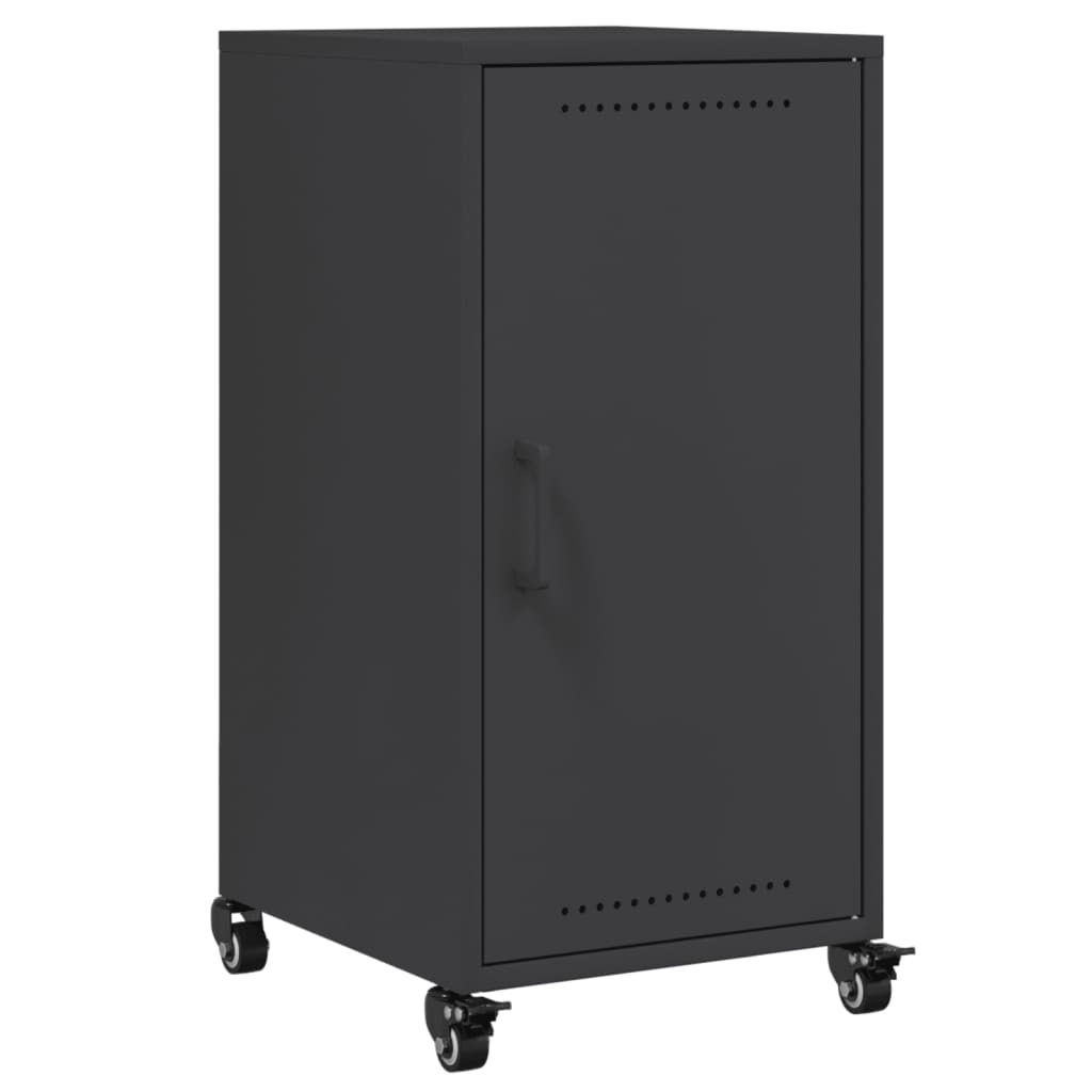 Thumbnail - vidaXL Sideboard Schwarz 36x39x72 cm Kaltgewalzter Stahl