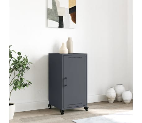 vidaXL Sideboard Anthrazit 36x39x72 cm Stahl