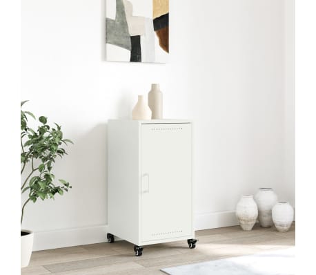 vidaXL Sideboard Weiß 36x39x72 cm Stahl