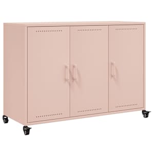 vidaXL puhvetkapp, roosa, 100,5x39x72 cm, teras