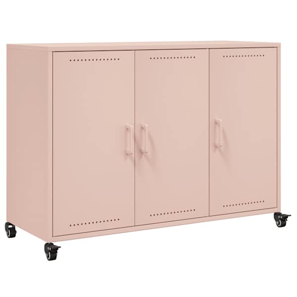 vidaXL puhvetkapp, roosa, 100,5x39x72 cm, teras