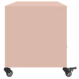 TV skříňka růžová 100,5 x 39 x 43,5 cm ocel - obrázek 7