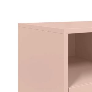 TV skříňka růžová 100,5 x 39 x 43,5 cm ocel - obrázek 10