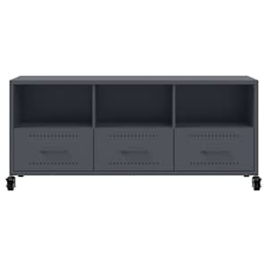 TV skříňka antracitová 100,5 x 39 x 43,5 cm ocel - obrázek 6