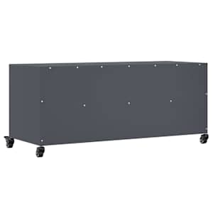 TV skříňka antracitová 100,5 x 39 x 43,5 cm ocel - obrázek 8