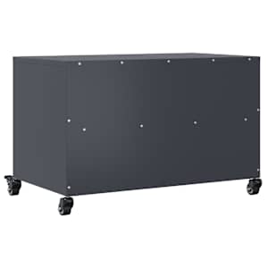 TV skříňka antracitová 68 x 39 x 43,5 cm ocel - obrázek 8