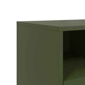 TV skříňka olivově zelená 68 x 39 x 43,5 cm ocel - obrázek 10