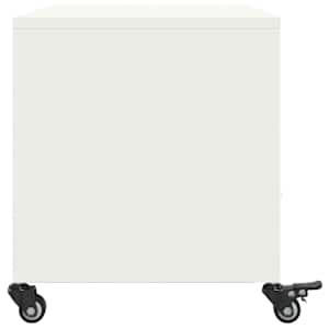 TV skříňka bílá 68 x 39 x 43,5 cm ocel - obrázek 7