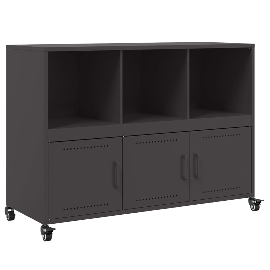 Thumbnail - vidaXL Sideboard Schwarz 100,5x39x72 cm Stahl