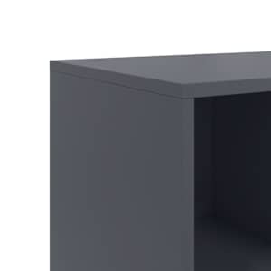 Příborník antracitový 100,5 x 39 x 72 cm ocel - obrázek 11