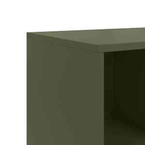 Příborník olivově zelený 100,5 x 39 x 72 cm ocel - obrázek 11