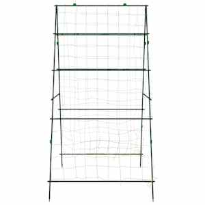 Zahradní treláž pro popínavé rostliny A rám 99x90x175,5 cm ocel - obrázek 5