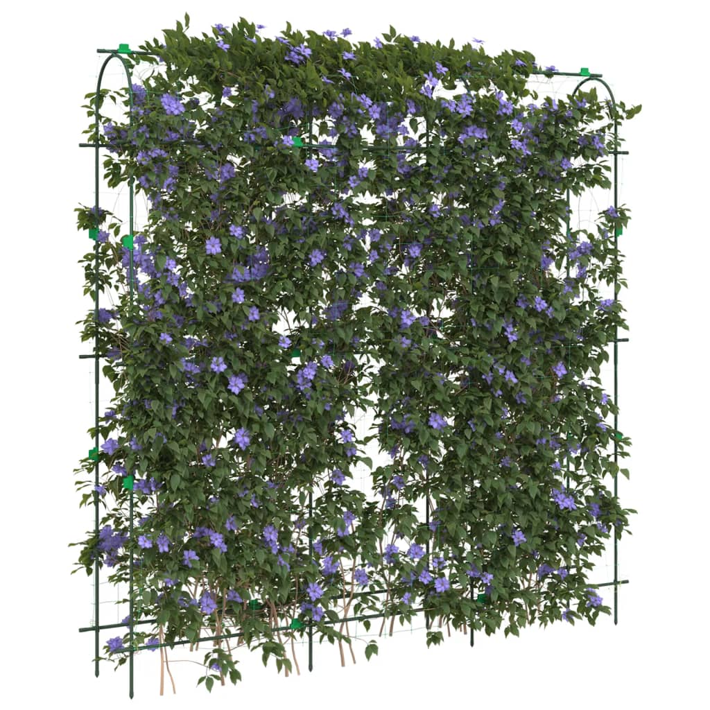 vidaXL Spalier grădină plante cățărătoare cadru U 181x31x182,5 cm oțel