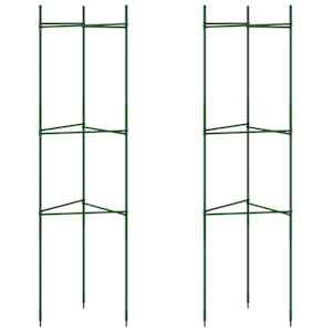 Podpěrná klec pro rajčata 2 ks 116 cm ocel a PP - obrázek 2