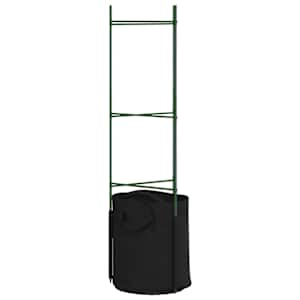 Podpěrná klec pro rajčata s pytlem 2 ks 116 cm ocel a PP - obrázek 6