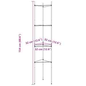 Podpěrná klec pro rajčata 2 ks 154 cm ocel a PP - obrázek 11