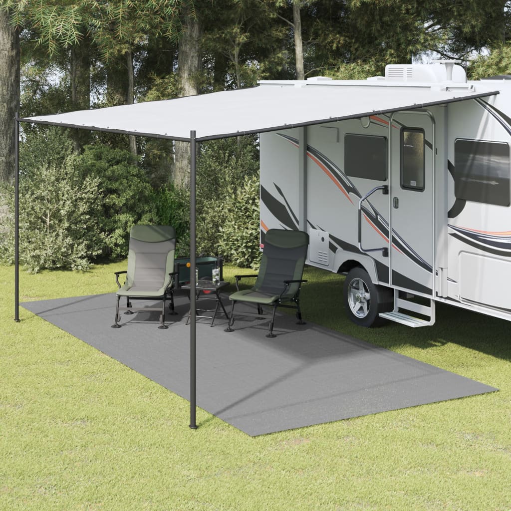 vidaXL Zeltteppich Anthrazit 5,5x2,5 m