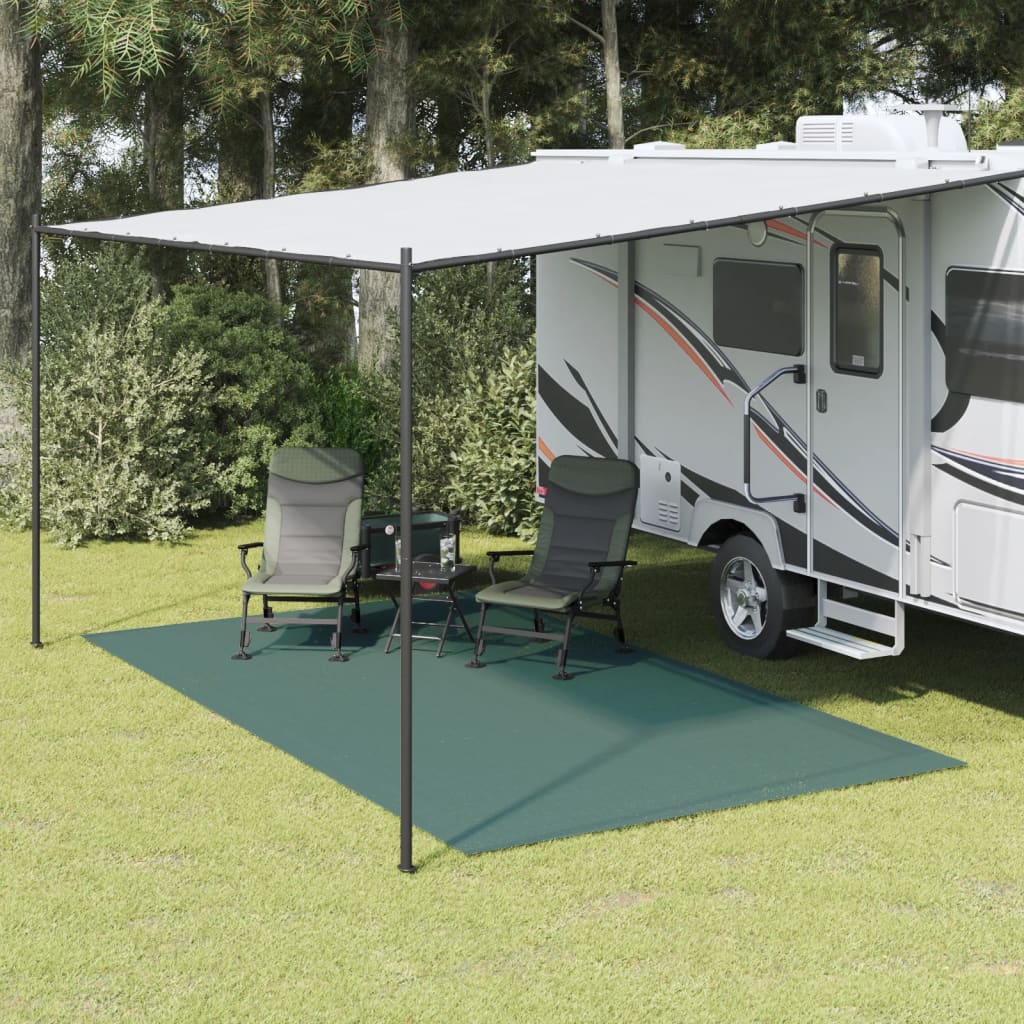 vidaXL Telttamatto vihreä 4,5x2,5 m