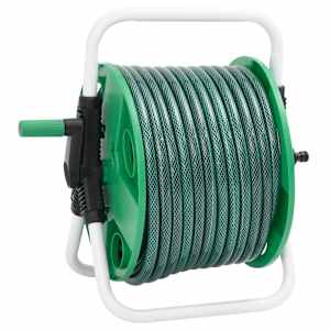 Volně stojící zelený hadicový naviják s 20m hadicí PVC - obrázek 4