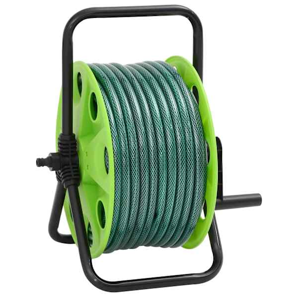 vidaXL vabalt seisev voolikurull liitmikukomplektiga, 0,5" 20 m PVC