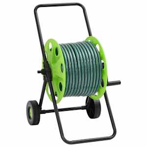vidaXL voolikuk&auml;ru liitmikukomplektiga, roheline, 0,5" 30 m PVC