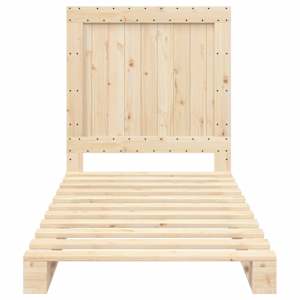 Rám postele s čelem 90 x 200 cm masivní borové dřevo - obrázek 5
