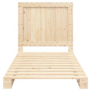Rám postele s čelem 100 x 200 cm masivní borové dřevo - obrázek 5