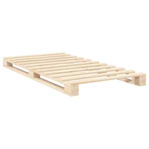 Rám postele s čelem 100 x 200 cm masivní borové dřevo - obrázek 7