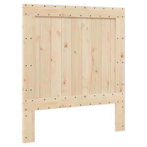 Rám postele s čelem 90 x 200 cm masivní borové dřevo - obrázek 6