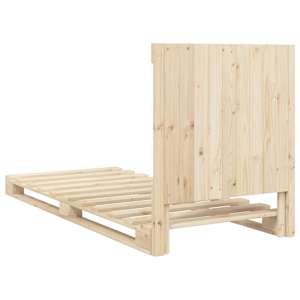 Rám postele s čelem 90 x 200 cm masivní borové dřevo - obrázek 9