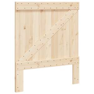 Rám postele s čelem 90 x 200 cm masivní borové dřevo - obrázek 6