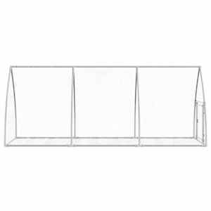 Králíkárna stříbrná 105 x 300 x 120 cm pozinkovaná ocel - obrázek 6